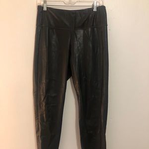 Athleta faux leather leggings